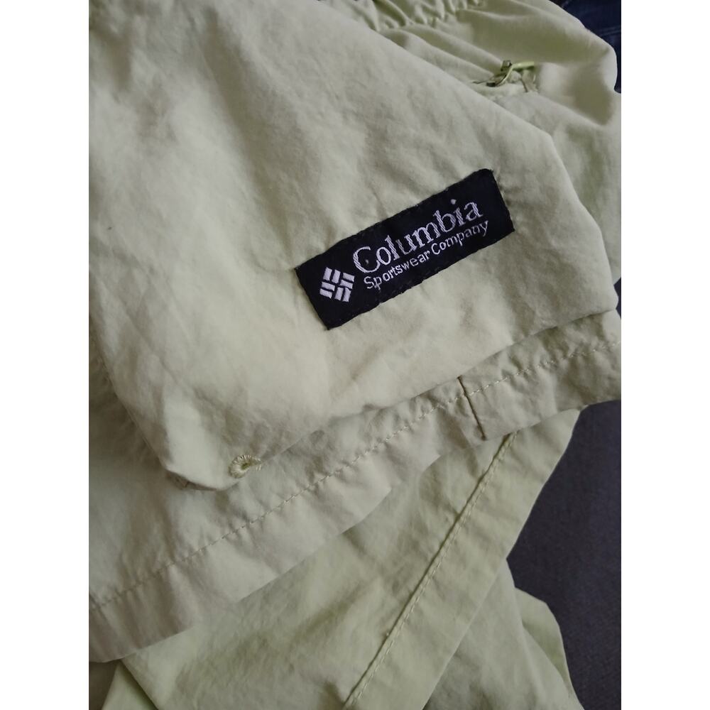 Columbia Nylon Shorts Womens Size L Outdoor Hiking Casual Light Green - Picture 5 of 5
